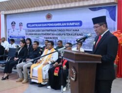 Bupati Kupang Lantik 10 Pejabat Pimpinan Tinggi Pratama, Tegaskan Penerapan Merit System