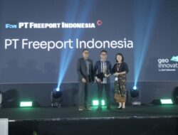 PT Freeport Indonesia Raih GeoInnovation Award 2025 Berkat Inovasi Geospasial untuk Keselamatan Kerja