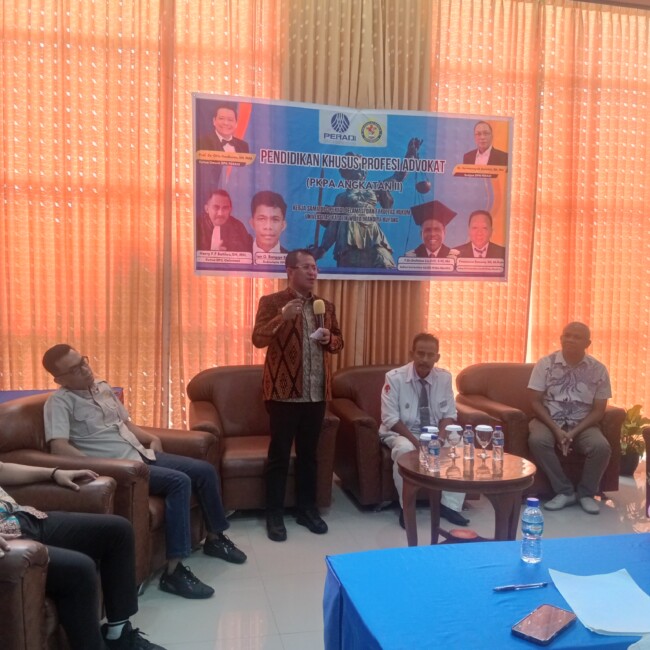 Bupati Kupang Apresiasi Kolaborasi UNWIRA dan PERADI dalam Pendidikan Khusus Profesi Advokat Angkatan II 1 Advokat