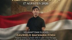 Gavrielo Beckman Foeh: Peringkat Pertama Seleksi Calon Paskibraka Representasi Generasi Emas Kota Kupang