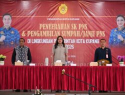 94 ASN Resmi Diangkat Menjadi PNS, Wawali Kupang Tekankan Integritas dan Transformasi Budaya Pelayanan Publik