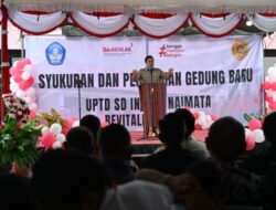Resmikan Gedung Baru SD Inpres Naimata Senilai Rp3,9 Miliar, Christian Widodo Tekankan Pendidikan Karakter
