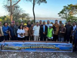 Patung Kristus Memberkati Mulai Dibangun di Semau, Ikon Wisata Religi Baru Kabupaten Kupang dan NTT